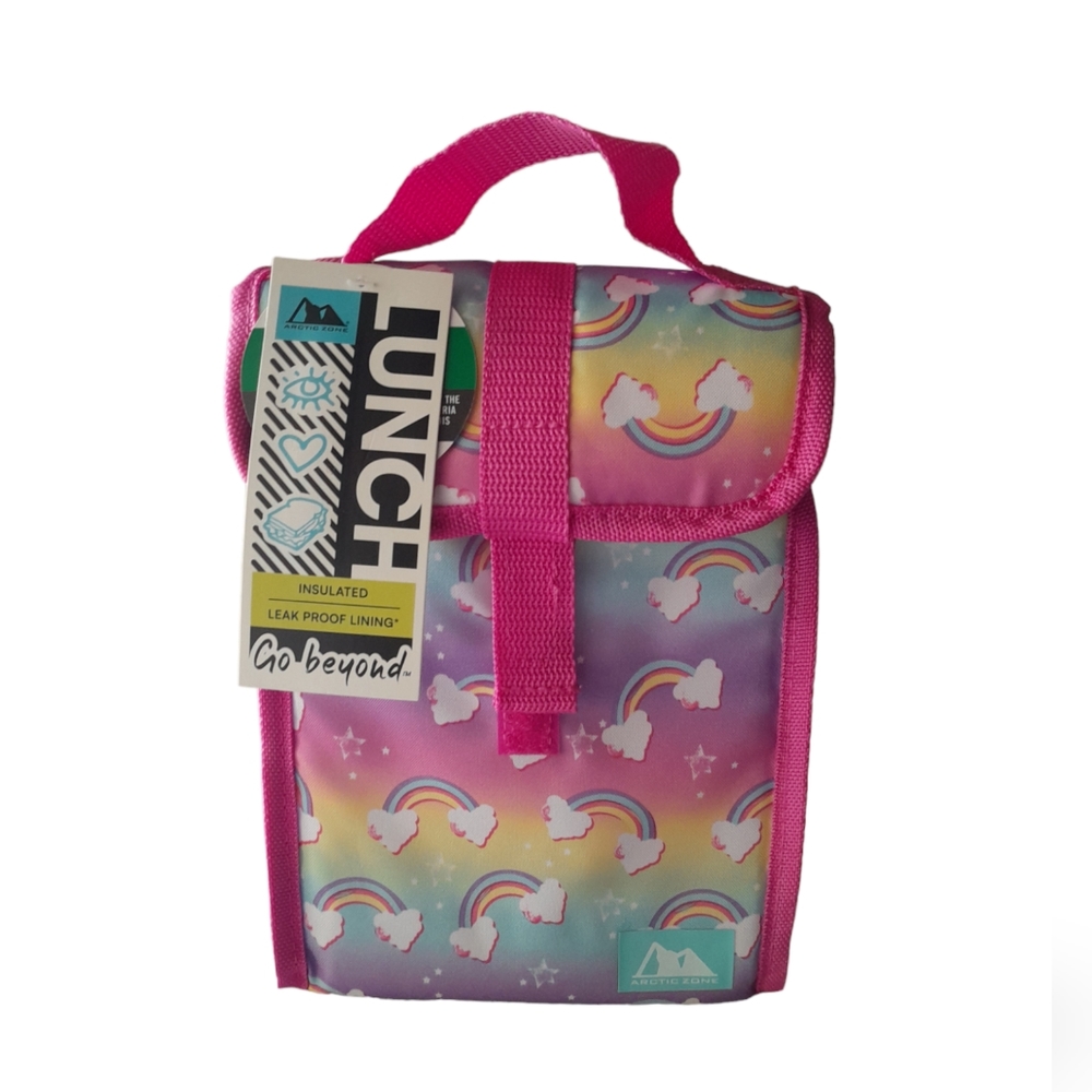 ARCTIC ZONE Lunch Bag with Thermal Insulation / Rainbow